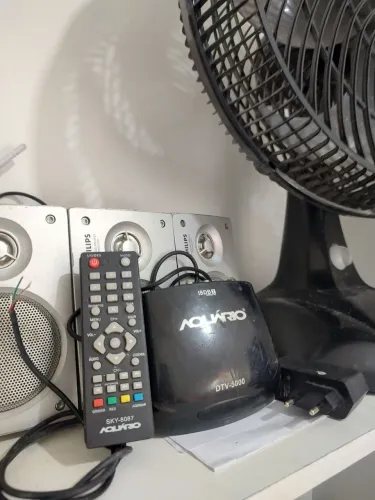 Conversor Digital Aquário com Controle Remoto e Fonte