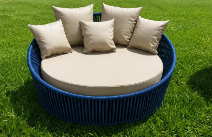 Chaise em corda náutica
