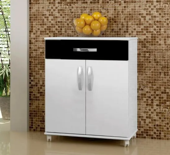 Balcão em MDF 2 Portas e 1 Gaveta - Produto Novo -em estoque