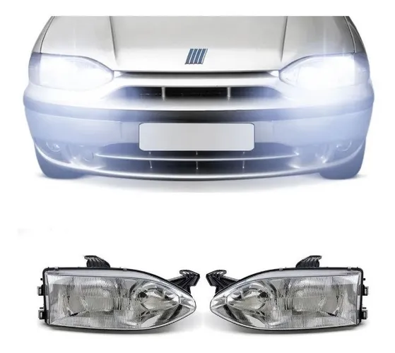Farol Fiat Palio 1996 1997 1998 1999 2000 Original Arteb