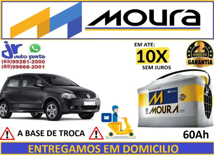 Bateria Moura Fox 60ah 12v