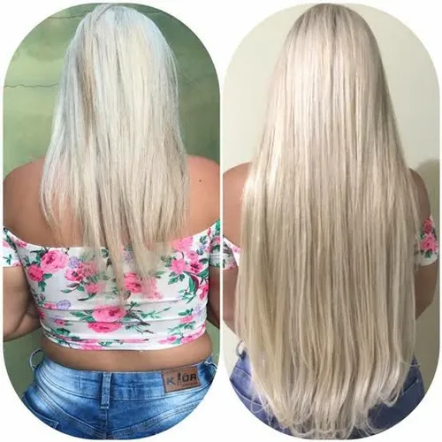 Mega Hair Alongamento de cabelos 