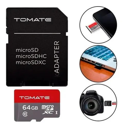 Cartão De Memória 64gb (Tomate)