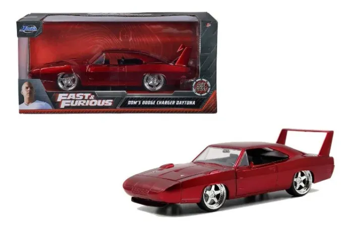 Miniatura Velozes e Furiosos Dodge Daytonna Toretto escala 1/24