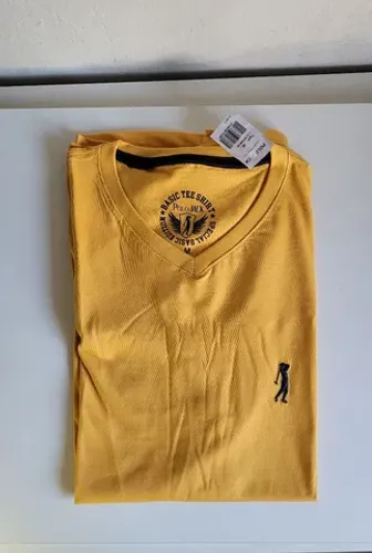 Camisa Básica Polo Jack Cor Mostarda Tamanho M