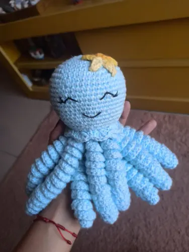 Polvo sensorial - Amigurumi terapêutico 