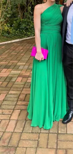 Vestido de festa verde