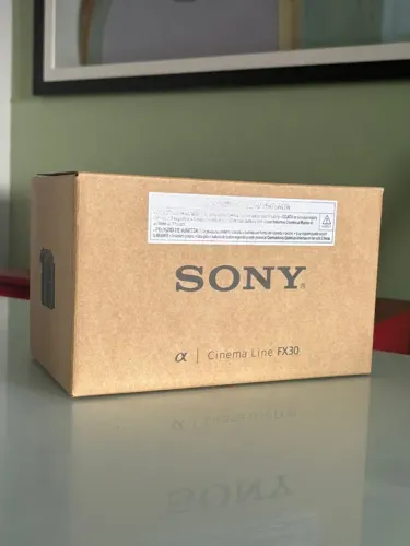 Câmera Sony Fx30 nova 