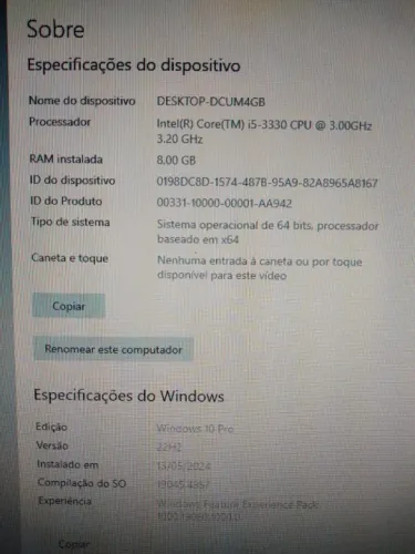 Computador - Ideal para Estudo e Escritório
