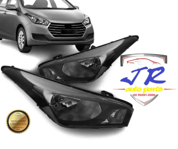 Farol Hb20/HB20s Mascara Negra