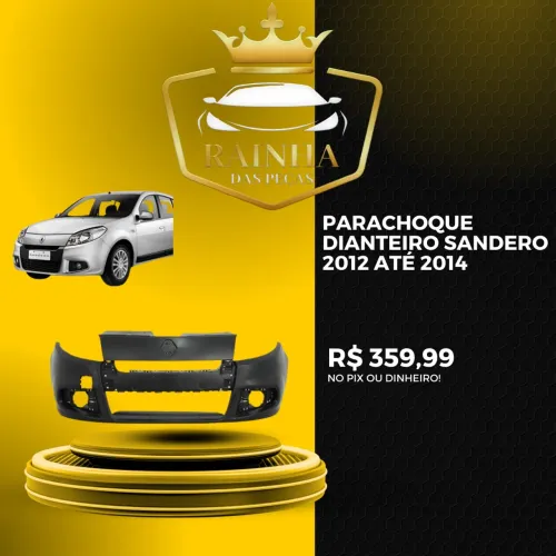 Parachoque Dianteiro Sandero 2012 até 2014 (Original) Novo