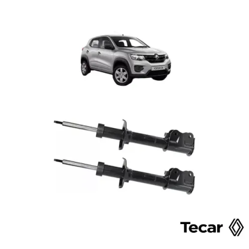 Par de amortecedor dianteiro Renault Kwid até o ano 2022
