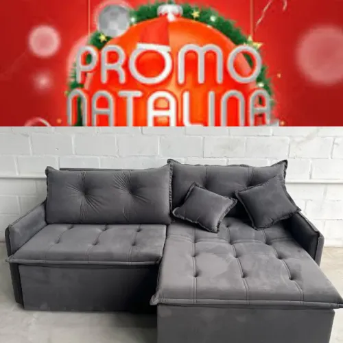 Sofá cama nilo promoção de natal