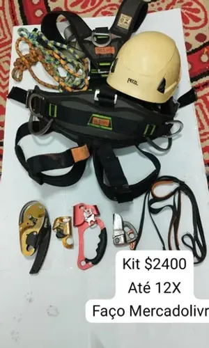Equipamentos de alpinismo Industrial Rapel Escalada Petzl Safetec irata