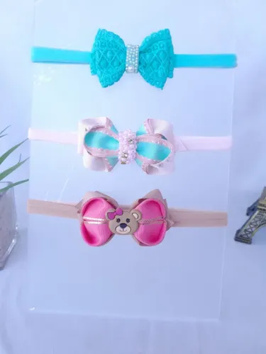 FAIXINHAS DE LACINHOS PARA BEBÊS