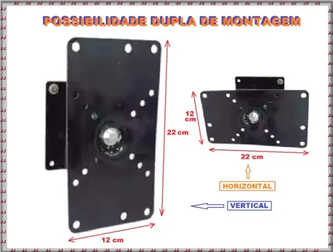 Suporte de parede universal para monitor - tv de 10 a 32