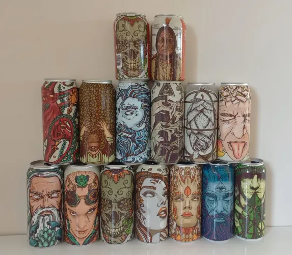 Coleção de Latas de Cerveja - Edição Limitada