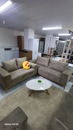 Conjunto Sofá de 2 e 3 Lugares
