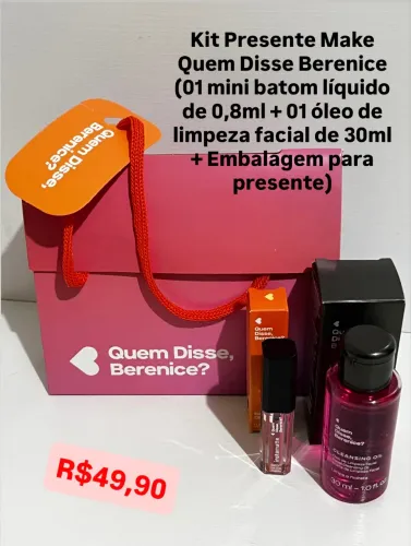 Kits para presentes Make Quem Disse Berenice, a partir de R$49,90 (tenho outros tmb)