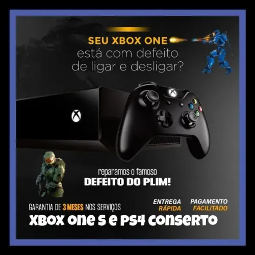 Xbox one S manutenção e acessórios
