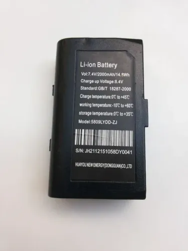 Bateria de Li-ion para mini impressora