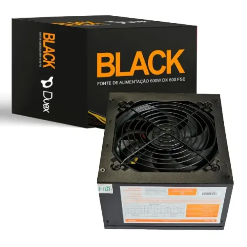 Fonte 600w DX 600 FSE Black Edition