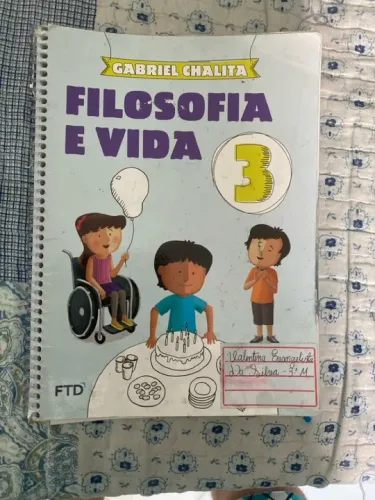 Livro Filosofia e Vida 3 - Gabriel Chalita