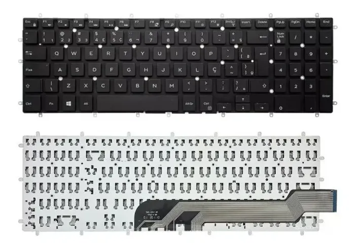 Teclado para Dell Vostro 15 3582 3583 3584 3590 Br Preto, confira mais modelos no site