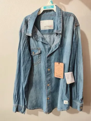 Camisa Jeans Renner Tam 8 anos nova