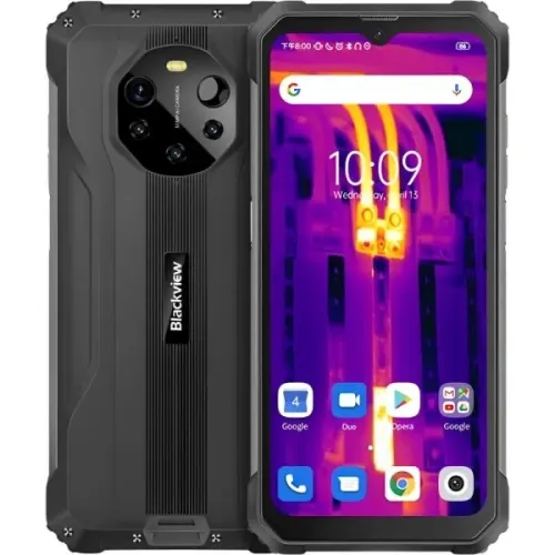 Celular Blackview BL8800 Pro 5G Dual 128 GB 8 GB - Preto/Laranja, Preto ou Preto/verde 