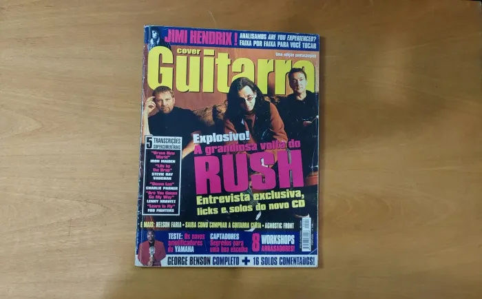 Revista Cover Guitarra - Explosivo! A grandiosa volta do Rush