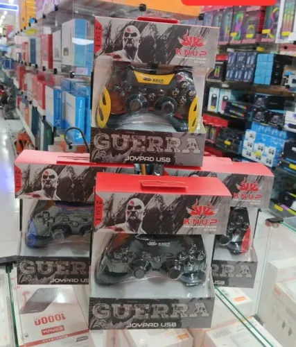 Controle Joystick Usb Para Pc Gamer Note Ps3 Playstation 3, com vibração