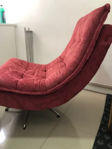 Poltrona Giratória Vermelha
