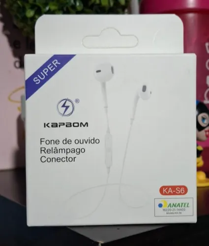 Fone de ouvido com conector relâmpago - KA-S6