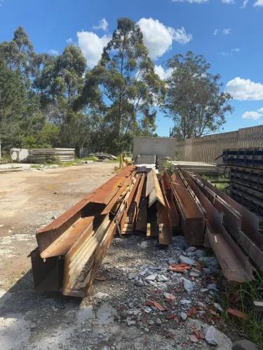Formas metálicas para Pavilhão e galpão de concreto - aceito carro 