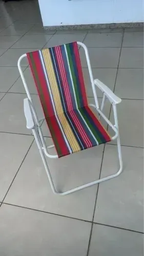 Cadeira dobrável de praia - Muito top no menor preço