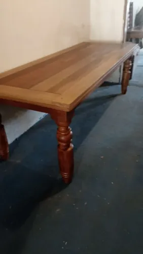 Mesa rústica madeira de lei