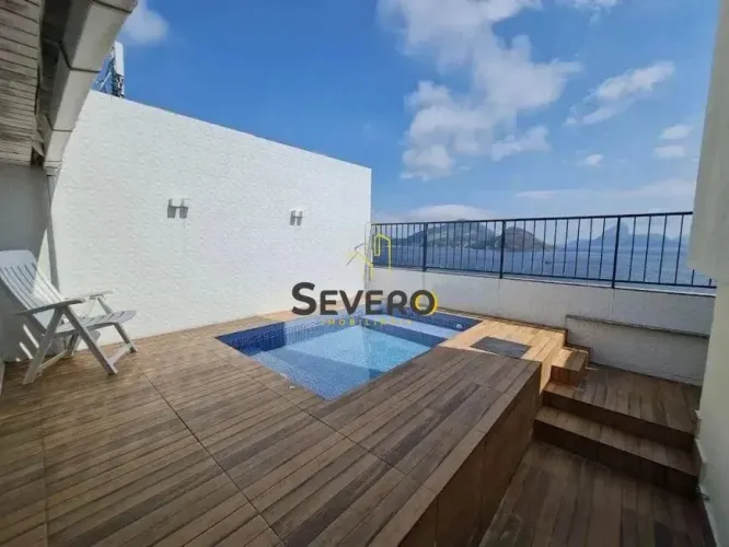 Cobertura de 3 quartos com 2 vagas de Frente para o Mar -Praia de Icaraí