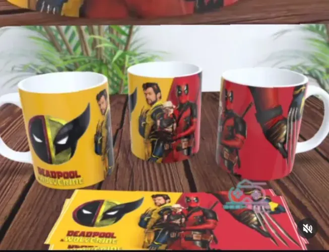 Canecas Temáticas Deadpool e Wolverine