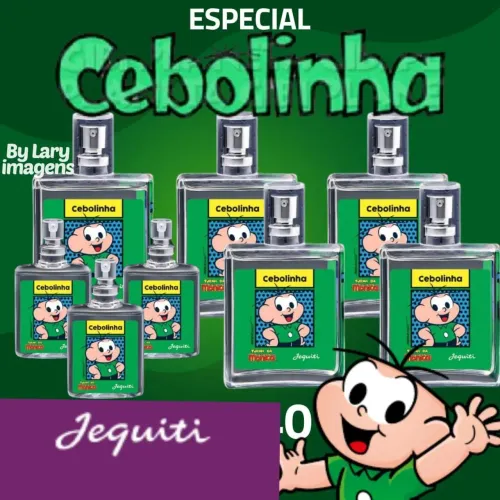 Colônia Cebolinha Turma da Mônica Jequiti
