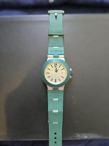 Relógio Bvlgari Aluminium Verde Esmeraldium