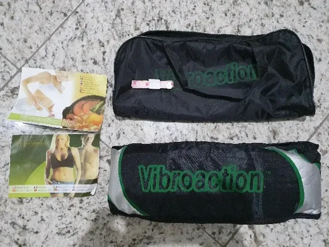 Aparelho de Massagem Vibroaction Cinta Modeladora Vibratória Abdominal.