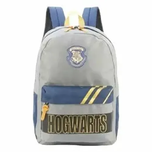 Mochila Juvenil Harry Potter Cinza Luxcel