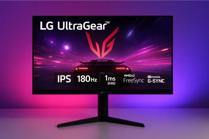 Monitor LG UltraGear 24? 1ms 180hz IPS | NOVO LACRADO