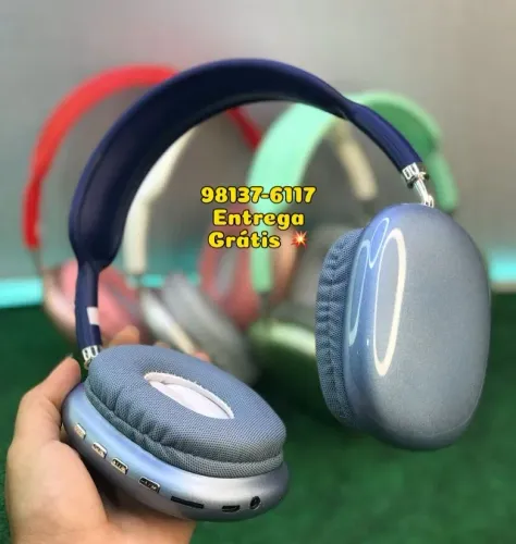 Fone Sem Fio P9 Bluetooth -  Entrega das 9 até 22hrs