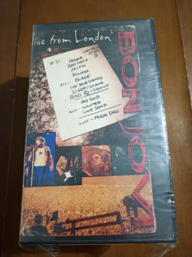 VHS Bon Jovi Live From London