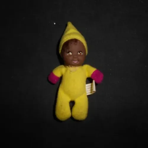 Boneca fofolete antiga amarela - (promocao queima estoque liquidacao colecao ..