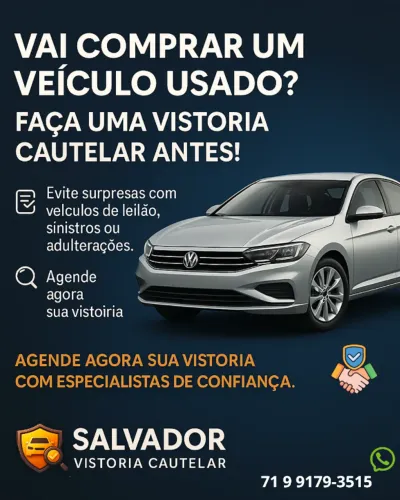 Vistoria Cautelar Profissional - Antes de Comprar seu Carro!