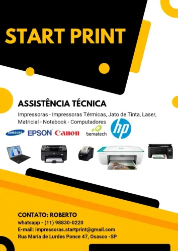 Assistência Técnica para Impressoras, Notebook e Computadores