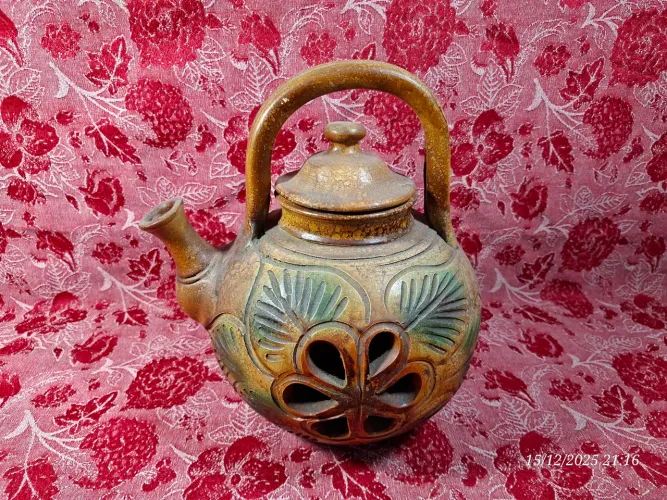 JARRO BULE EM CERAMICA DECIRATIVO